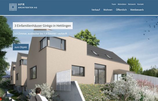 HFR Architekten AG: Kunde Webdesign